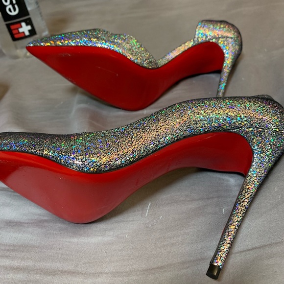 Christian Louboutin Heels (Sparkle/Red Bottoms) - Picture 8 of 8